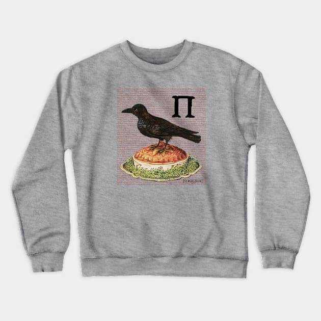 Pi Day as the Crow Flies Crewneck Sweatshirt by yeoldecrimepodcast